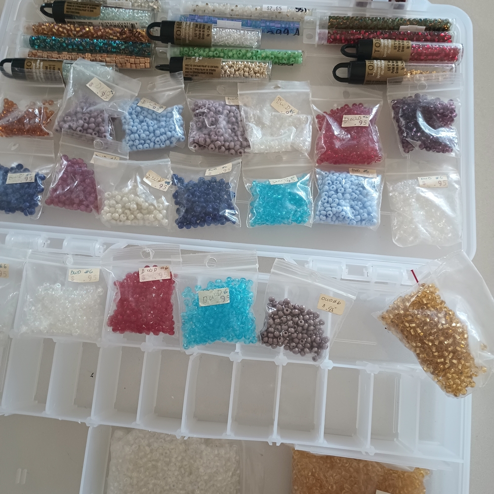 Elegant Bead Organizer with Assorted Colors